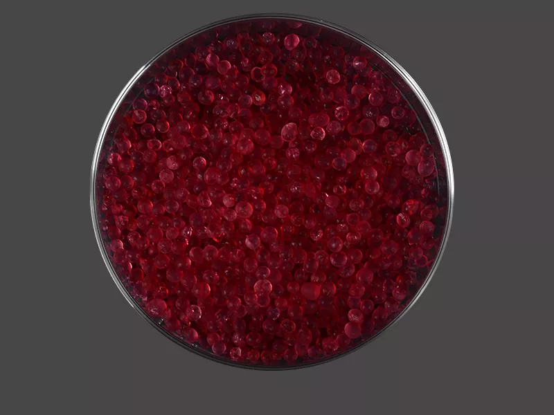 Purple Red silica gel